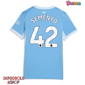 Manchester City Antoine Semenyo #42 Hjemmebanetrøje Dame 2026-27 Kort ærmer